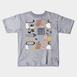 Crazy Doodle Abstract Pattern Kids T-Shirt